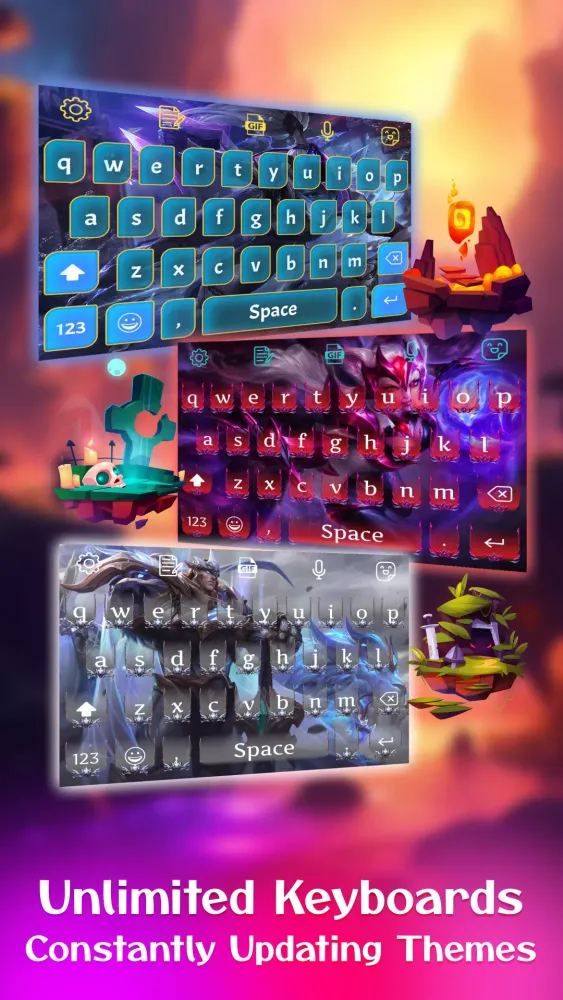 Keyboard Maker: Keyboard Theme スクリーンショット