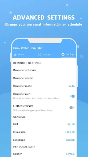 Water Reminder - Remind Drink Screenshots