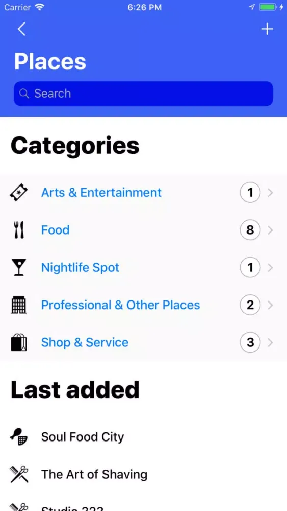 MyMap place saver سکرین شاٹس