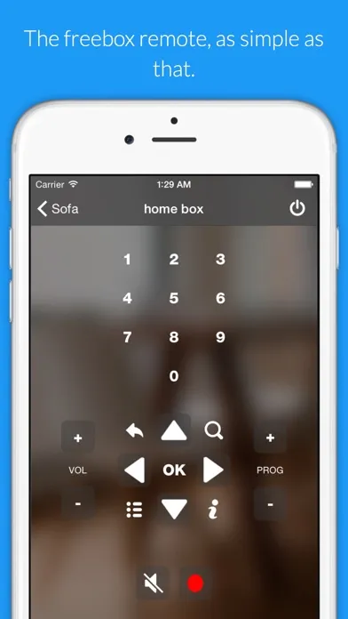 Sofa Remote - Freebox remote سکرین شاٹس