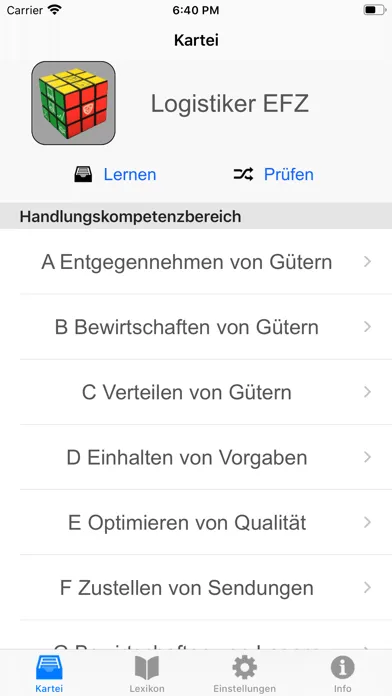 Screenshot di Logistiker EFZ (2020)