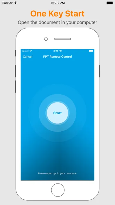 Tangkapan layar PPT Remote Control - With laser pointer function