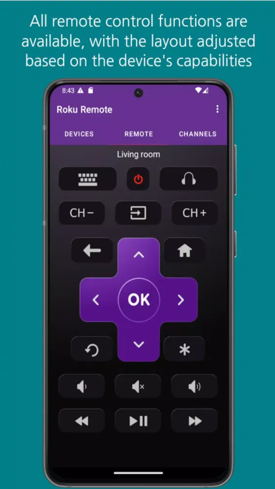 TV Remote Control for Roku TV स्क्रीनशॉट