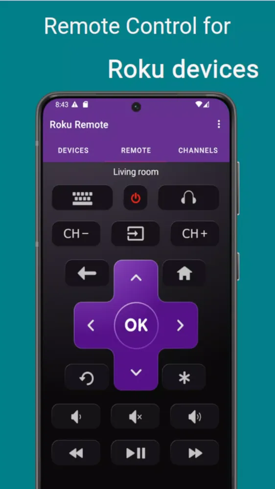 TV Remote Control for Roku TV स्क्रीनशॉट