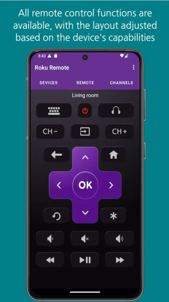 TV Remote Control for Roku TV स्क्रीनशॉट