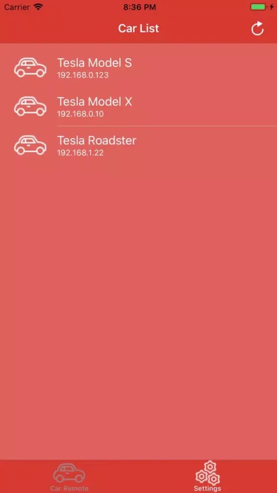 Car Remote OBD for Tesla Screenshots