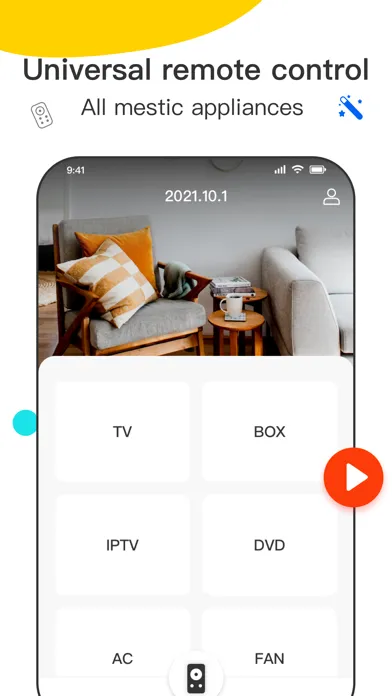 Zrzuty ekranu Universal remote control-TV AC
