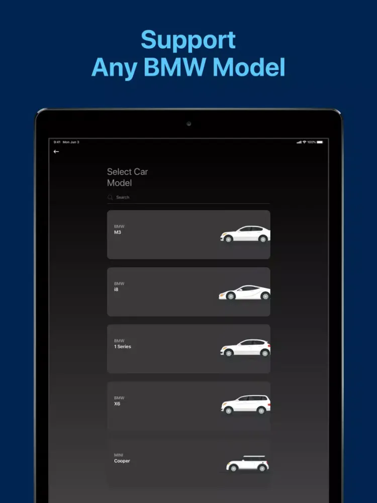 صور Car Remote Control For BMW iPad 