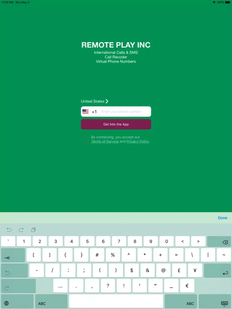 Screenshot di Automatic Call Recorder ACR. iPad 