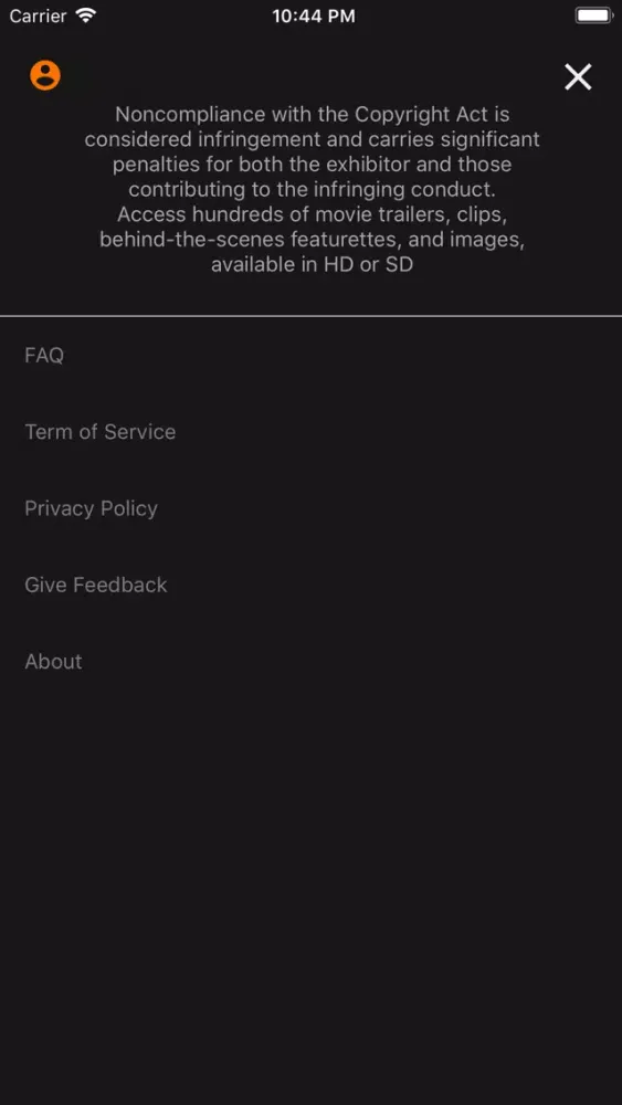 Capturas de pantalla de Showbox & MovieBox trailer hub