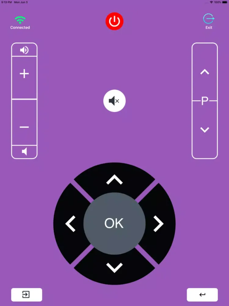 Universal Roku TV Remote iPad  Ekran Görüntüleri