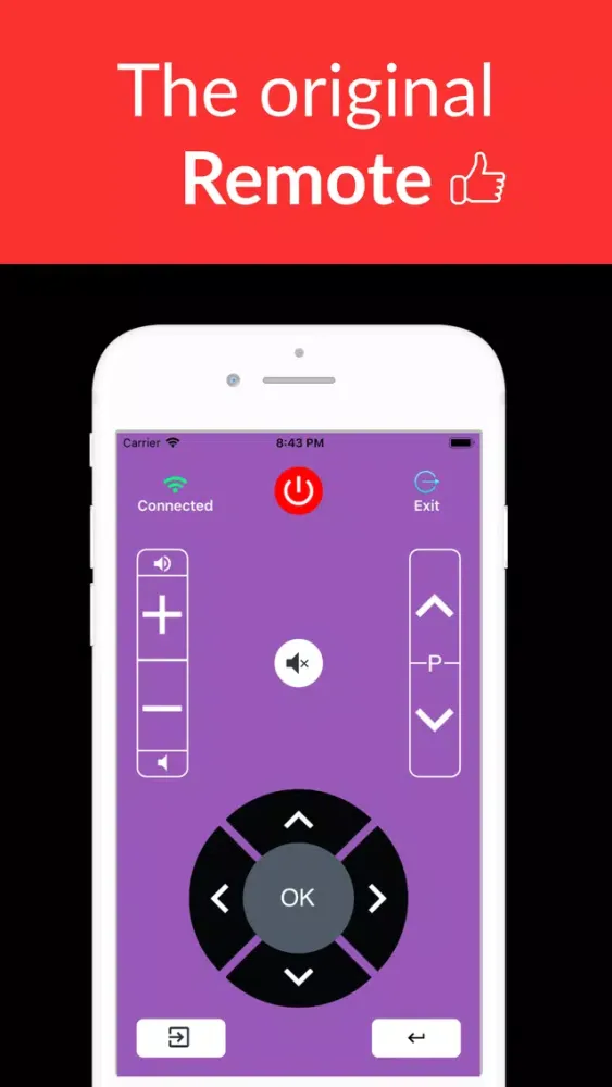 Universal Roku TV Remote Ekran Görüntüleri