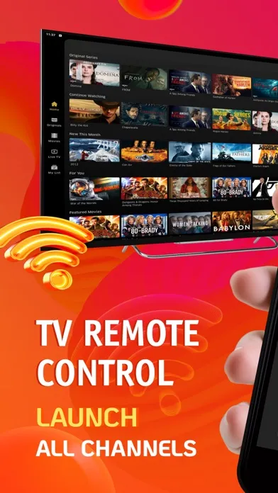 تصاویر Smart TV Remote App.