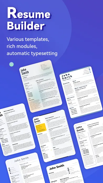 Resume Creator: CV Resume Make Screenshots