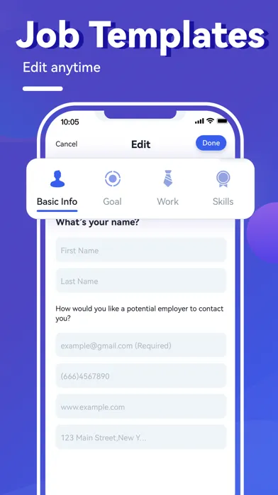 Resume Creator: CV Resume Make Screenshots