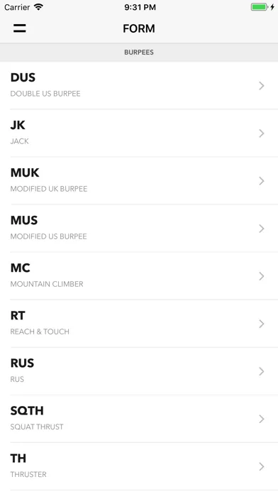 ReNA Fitness Screenshots