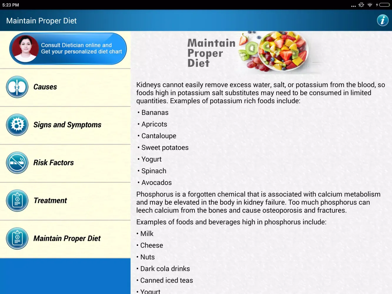 Kidney Renal Disease Diet Help Ekran Görüntüleri