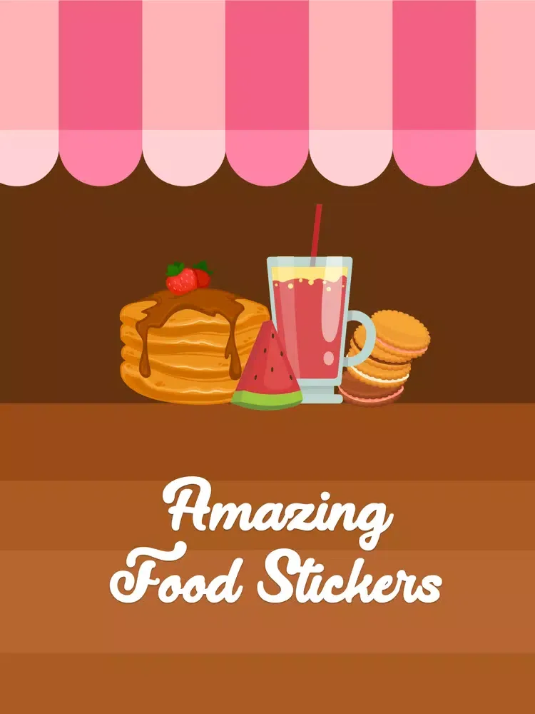 Amazing Food Stickers iPad 应用截图