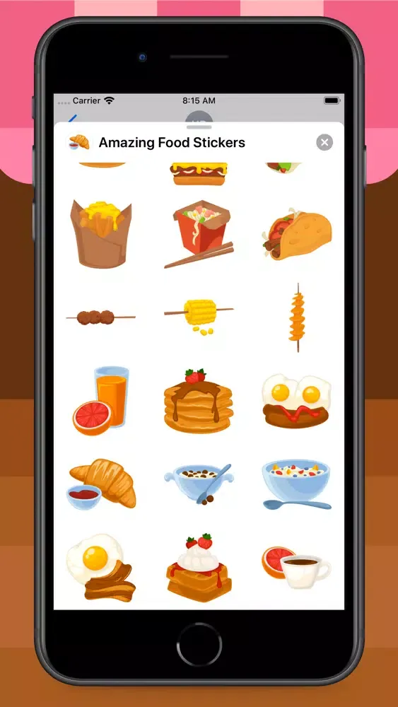 Amazing Food Stickers应用截图