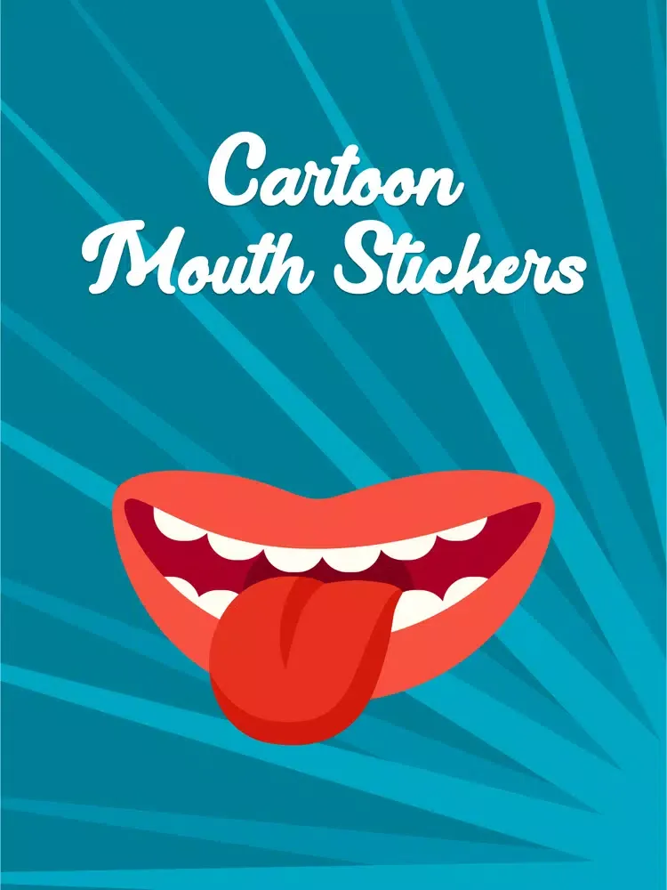 Cartoon Mouth Stickers iPad 应用截图