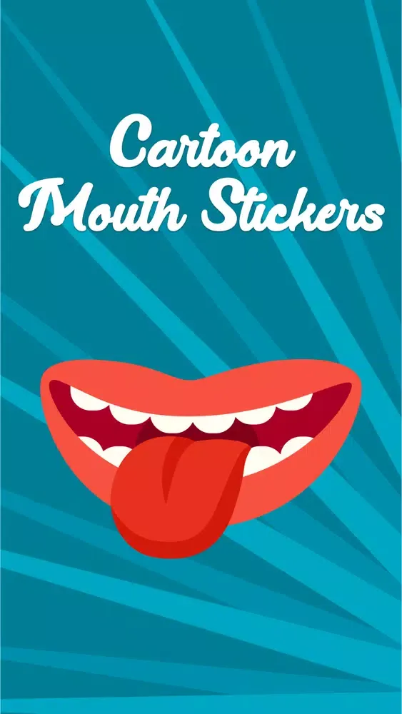 Cartoon Mouth Stickers应用截图