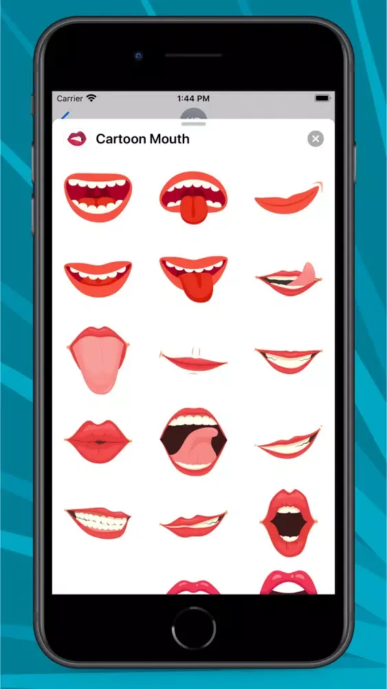 Cartoon Mouth Stickers应用截图