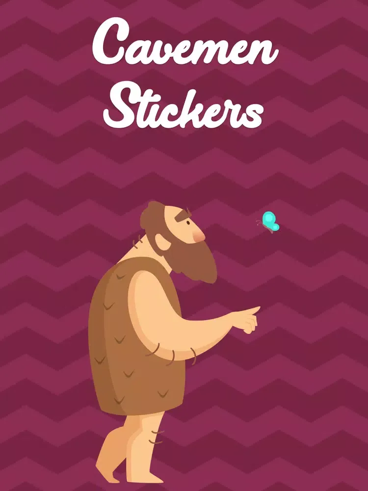 Ảnh chụp màn hình của Cavemen Stickers iPad 