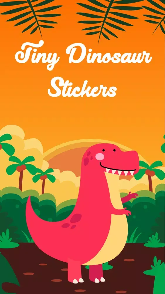 Скриншоты Tiny Dinosaur Stickers
