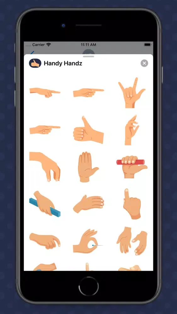 Handy Handz Stickers स्क्रीनशॉट