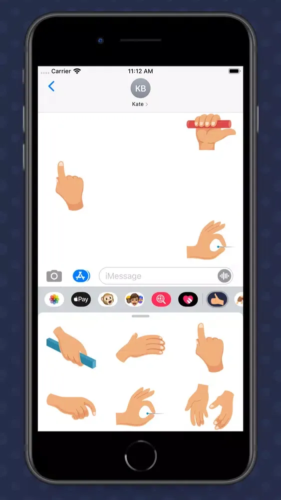 Handy Handz Stickers स्क्रीनशॉट