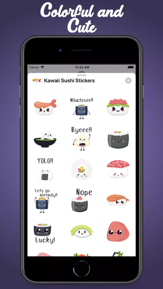 Скриншоты Kawaii Sushi Stickers
