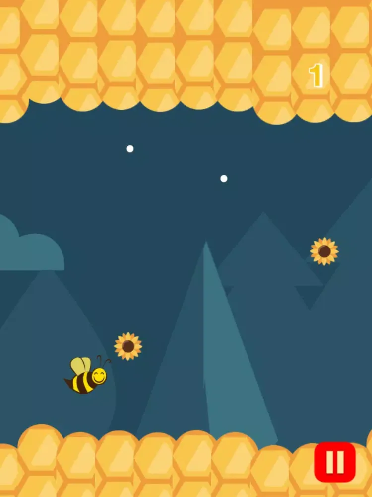 ภาพหน้าจอของ Bee's Quest - Flappy Style iPad 
