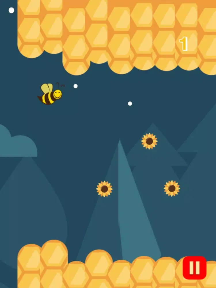 ภาพหน้าจอของ Bee's Quest - Flappy Style iPad 