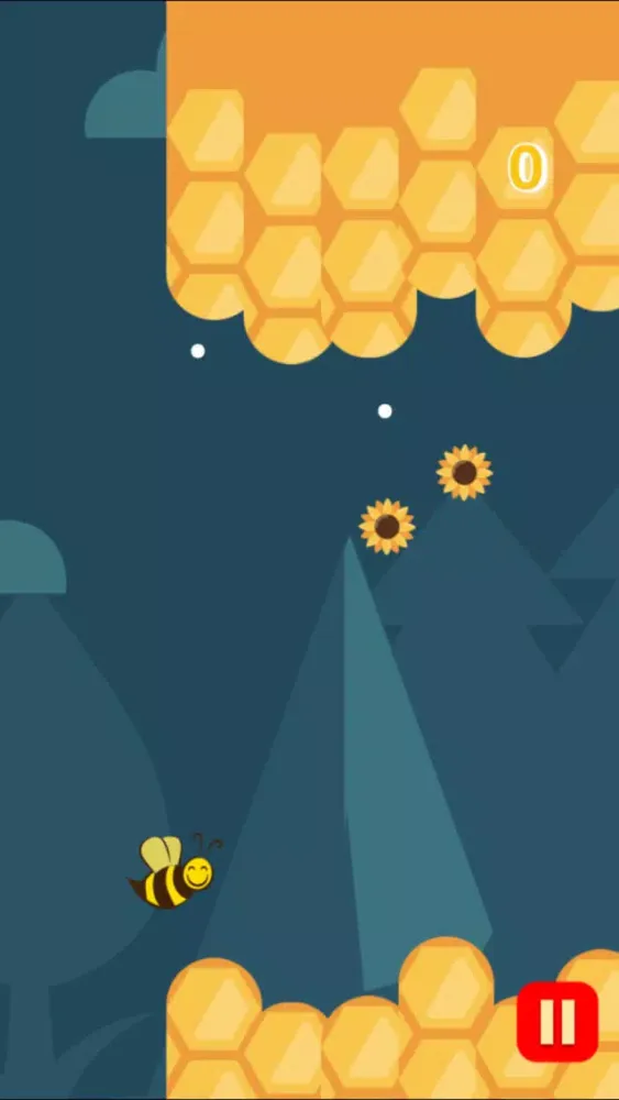 ภาพหน้าจอของ Bee's Quest - Flappy Style