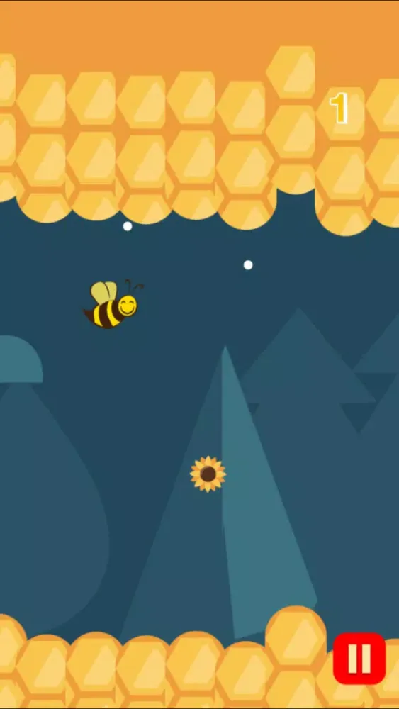 ภาพหน้าจอของ Bee's Quest - Flappy Style