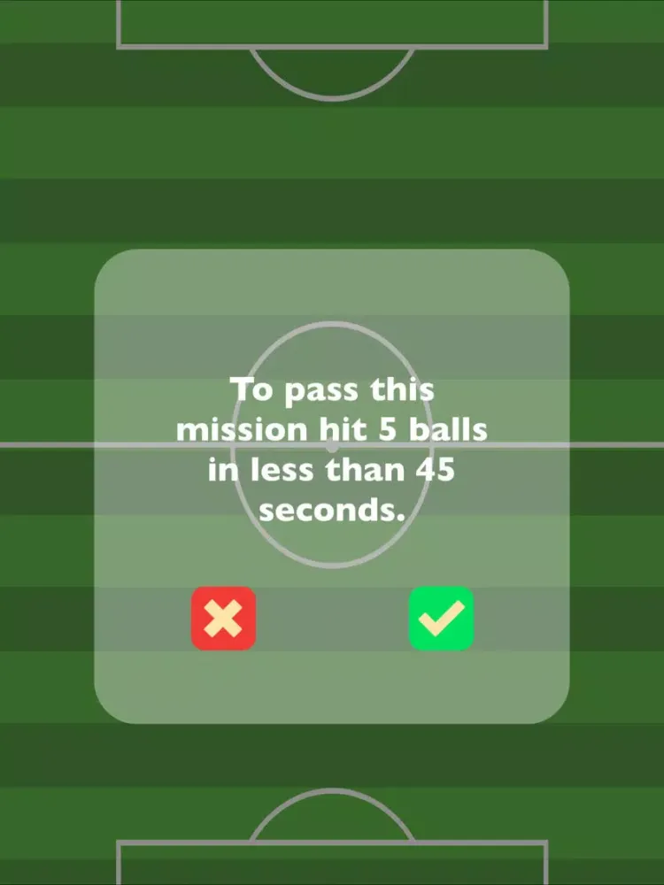 Ảnh chụp màn hình của Soccer Ball Slide iPad 