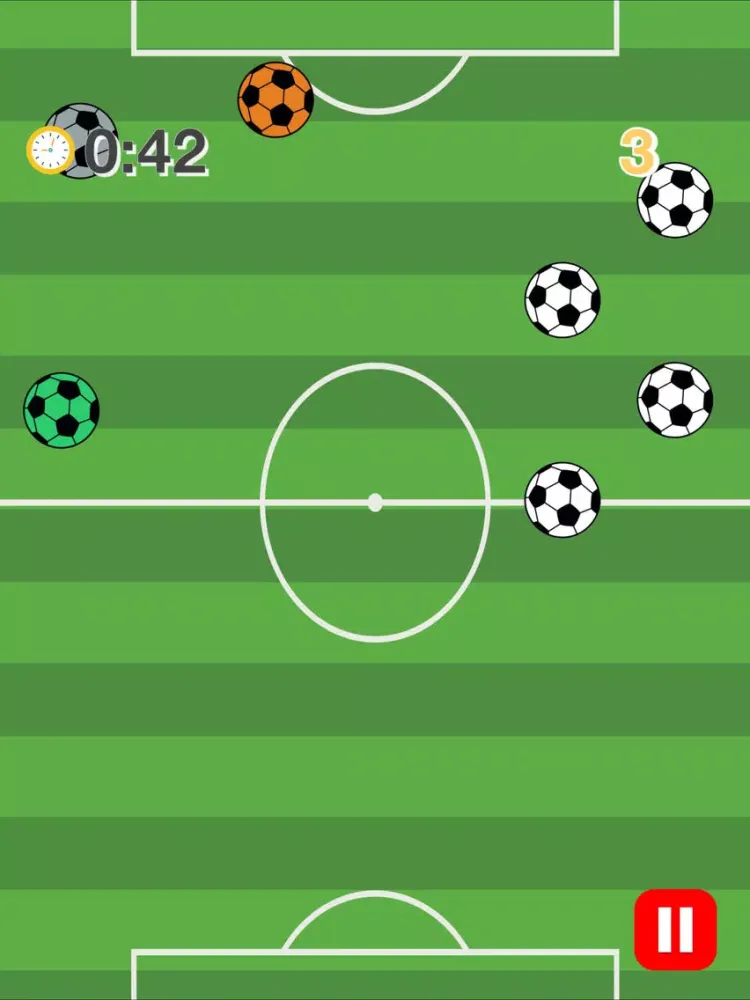 Ảnh chụp màn hình của Soccer Ball Slide iPad 