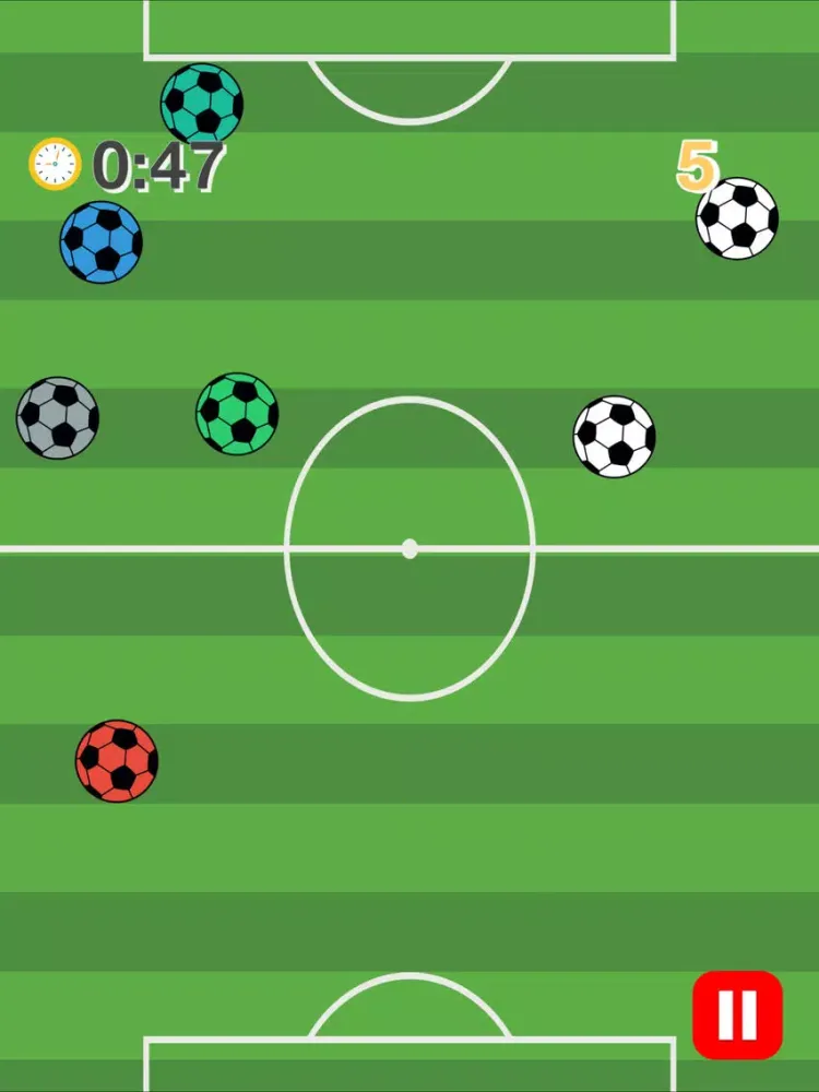 Ảnh chụp màn hình của Soccer Ball Slide iPad 