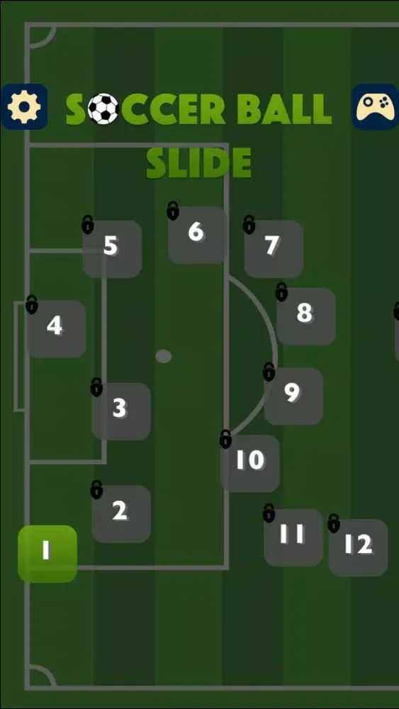 Ảnh chụp màn hình của Soccer Ball Slide
