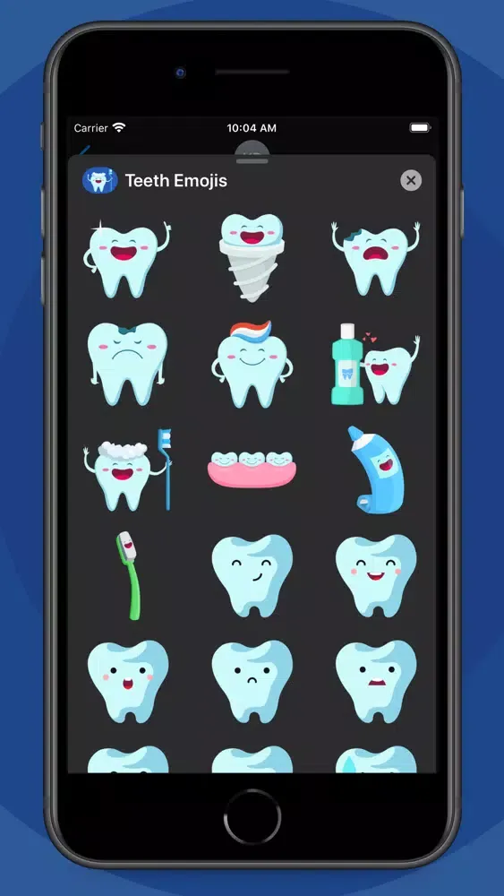 Tangkapan layar Teeth Emojis
