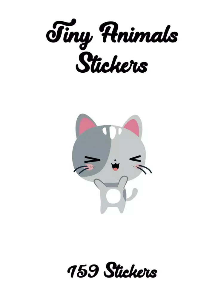 Tiny Animals Stickers iPad  Ekran Görüntüleri