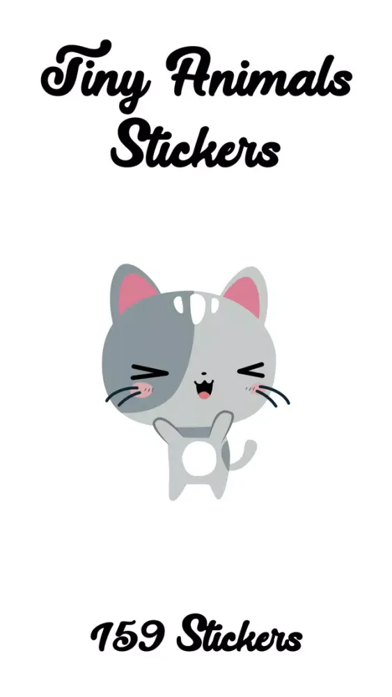 Tiny Animals Stickers Ekran Görüntüleri