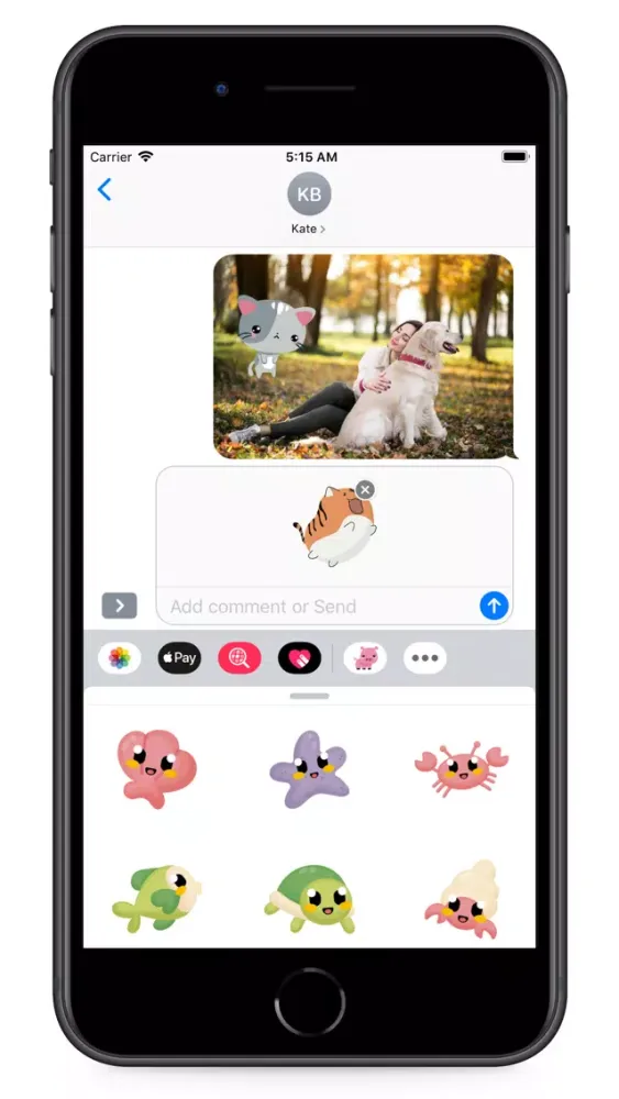 Tiny Animals Stickers Ekran Görüntüleri