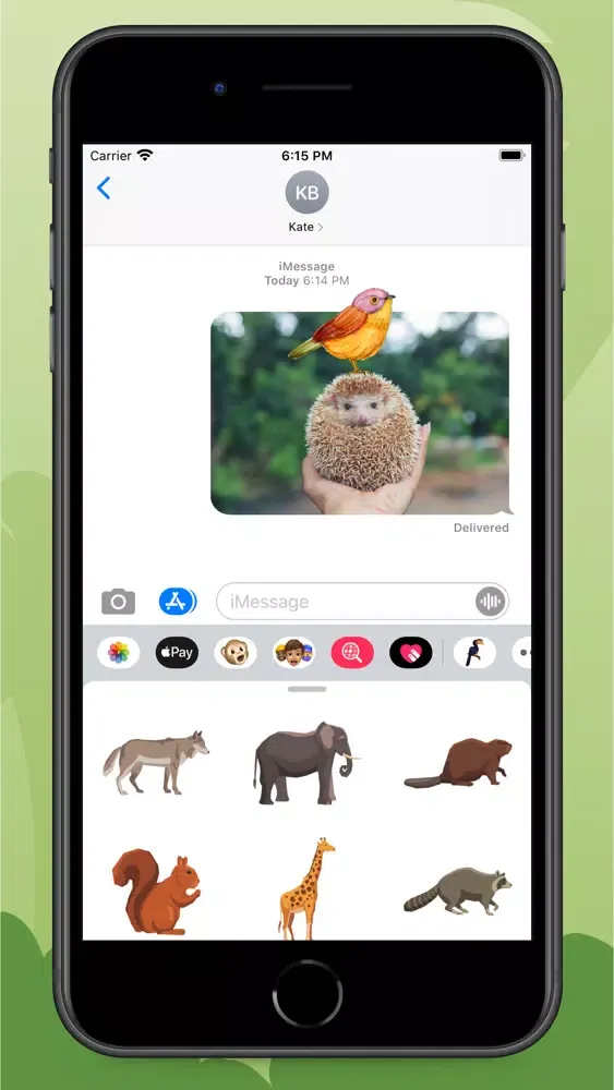 ภาพหน้าจอของ Wildlife Stickers