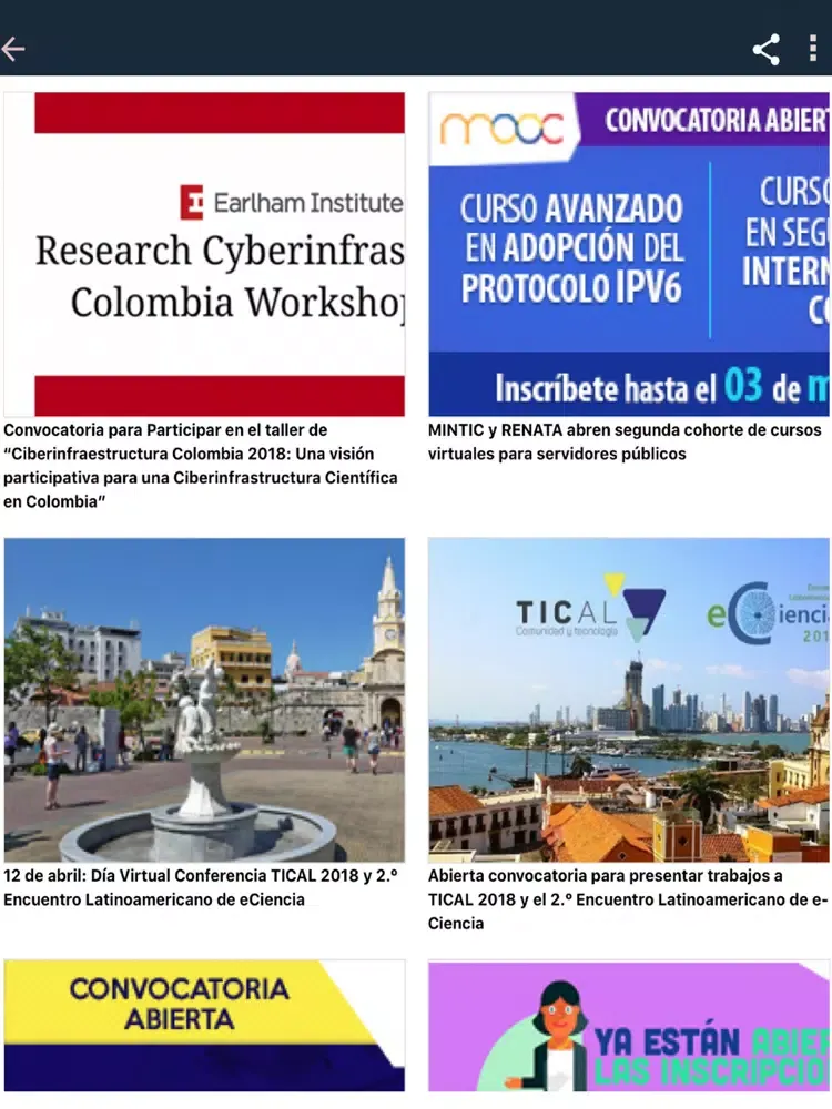 RENATA Colombia iPad 应用截图