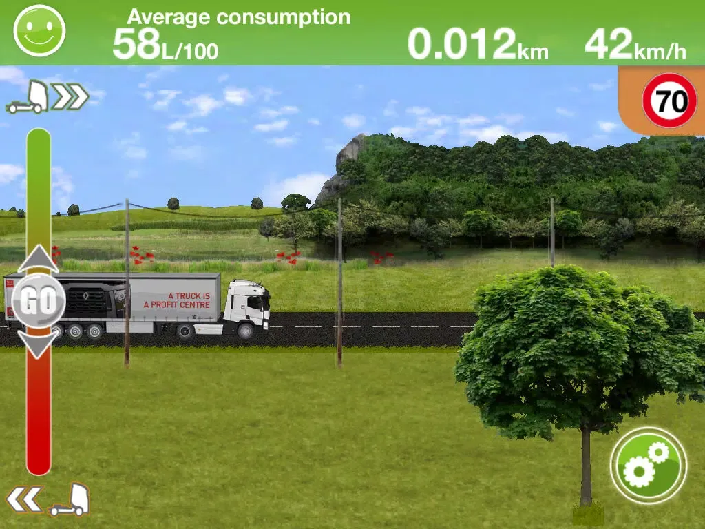 Truck Fuel Eco Driving iPad  스크린샷
