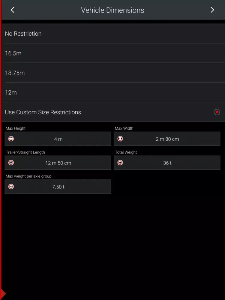 Capturas de pantalla de NavTruck Italia iPad 