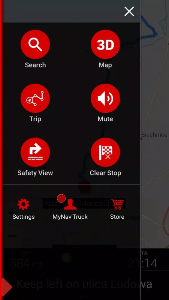 Capturas de pantalla de NavTruck Italia