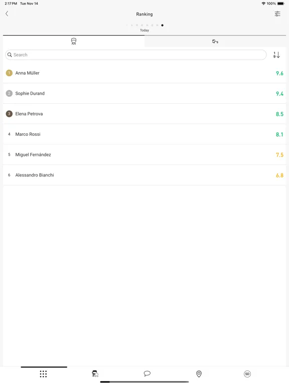 Optifleet iPad  스크린샷
