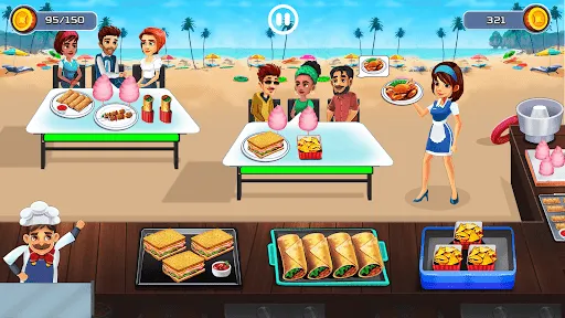 Screenshot di Cooking Cafe - Food Chef